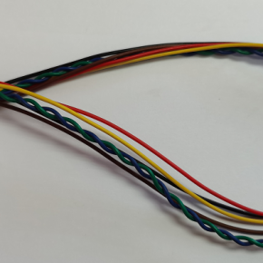 Custom PH2.0 Connector Twisted Rainbow Cable Wire Assembly