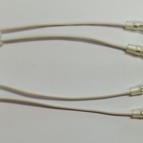 Custom 3.96 Connector With 187 Terminal connector cold pressed white Cable wire harness assembly 