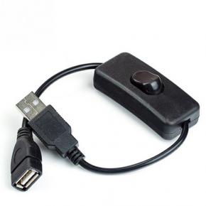 USB A male to USB female Power cable with 303 switch