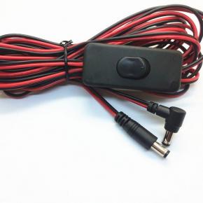 DC5521 Male With 303 switch DC power cable