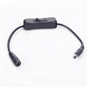 DC5521 Male to Female Power cable with 303 switch 