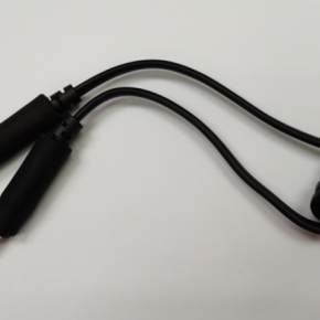 DC5521 male to male with rubber sheath Spring Spiral Coiled Power cable
