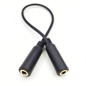 3.5 stereo female to female audio cable